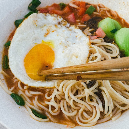 Spicy Homemade Noodle Soup
